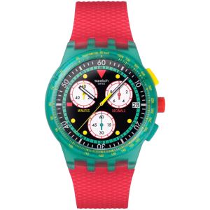 RELOJ SWATCH (SUSG409) NEON EMERALD CHRONO